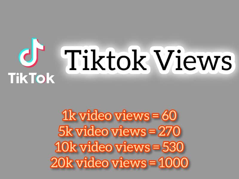 Tiktok Followers, Views and Likes & YouTube Subscribers available 1