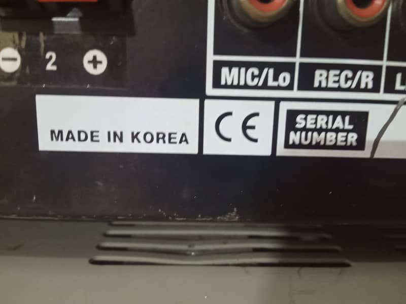 Stereo Amplifier Made in Korea All ok work Total Genion 4