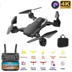 4k f85 foldable drone with bag and 3 batteries