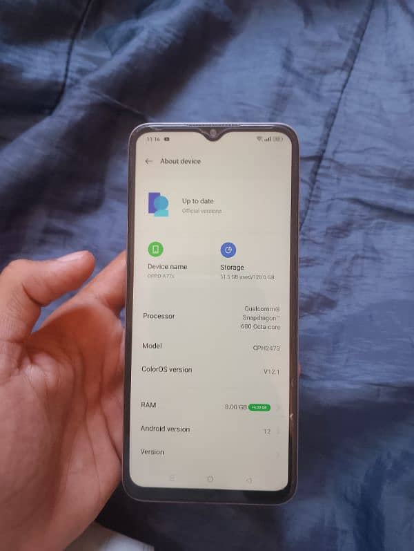 oppo a77s 8.256 2