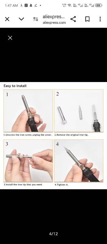 wood burning soldering iron kit 72 pieces 2