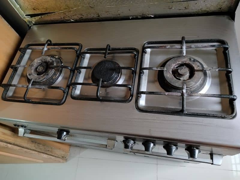 3 burner Marvel Cooking Range 2 Door with Gas oven & Hotpot 2