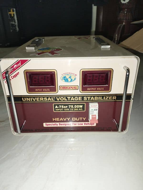 Automatic Voltage Stabilizer- voltage range 125v - 270v 3