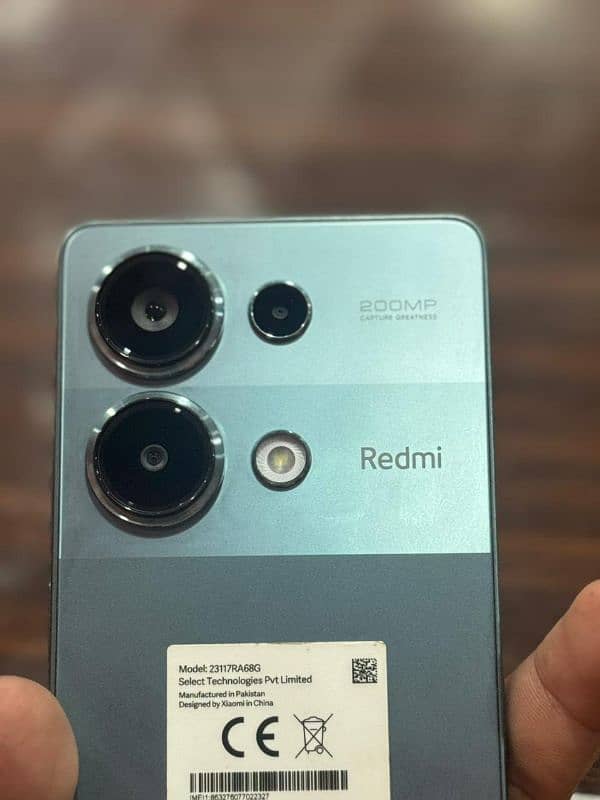 redmi note 13pro  Ram8/memory/256 0