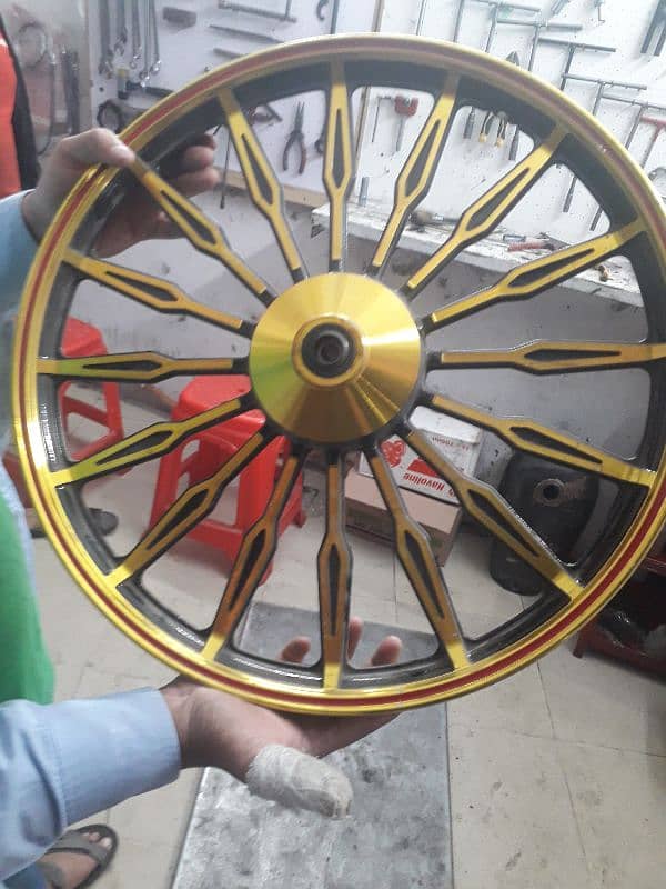 Alloy Rim CD 125 with Break shoe plate 0