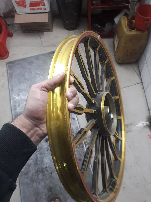 Alloy Rim CD 125 with Break shoe plate 2