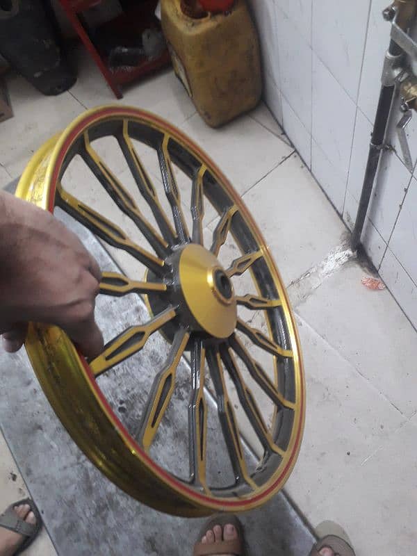 Alloy Rim CD 125 with Break shoe plate 3