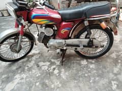 YAMAHA YBR100 Cool Red Original Punjab papers 10/10 condition