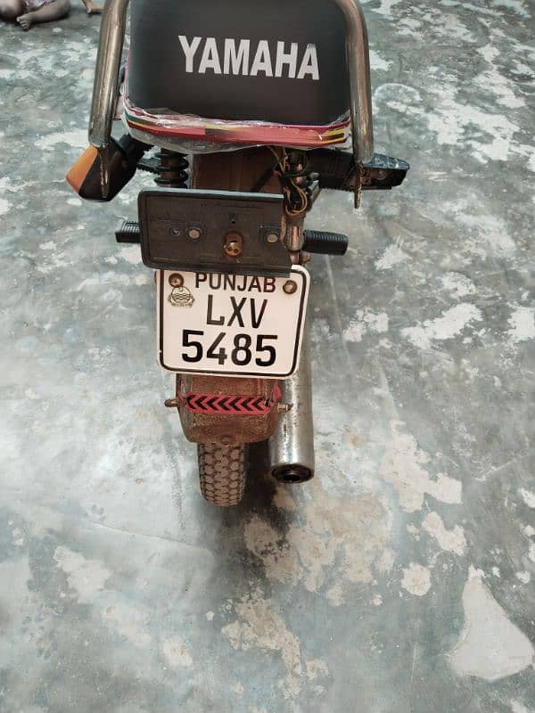 YAMAHA YBR100 Cool Red Original Punjab papers 10/10 condition 5