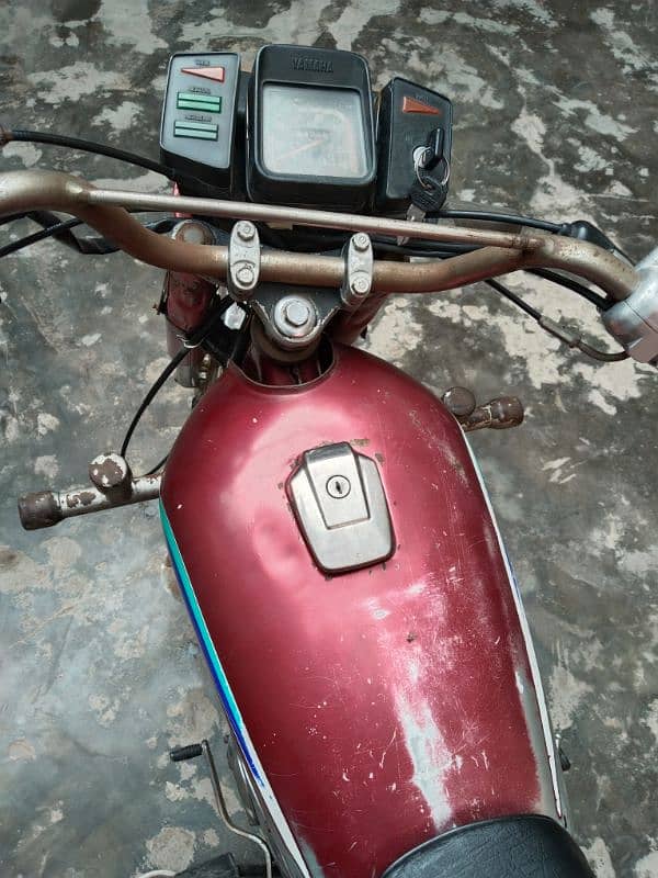 YAMAHA YBR100 Cool Red Original Punjab papers 10/10 condition 6