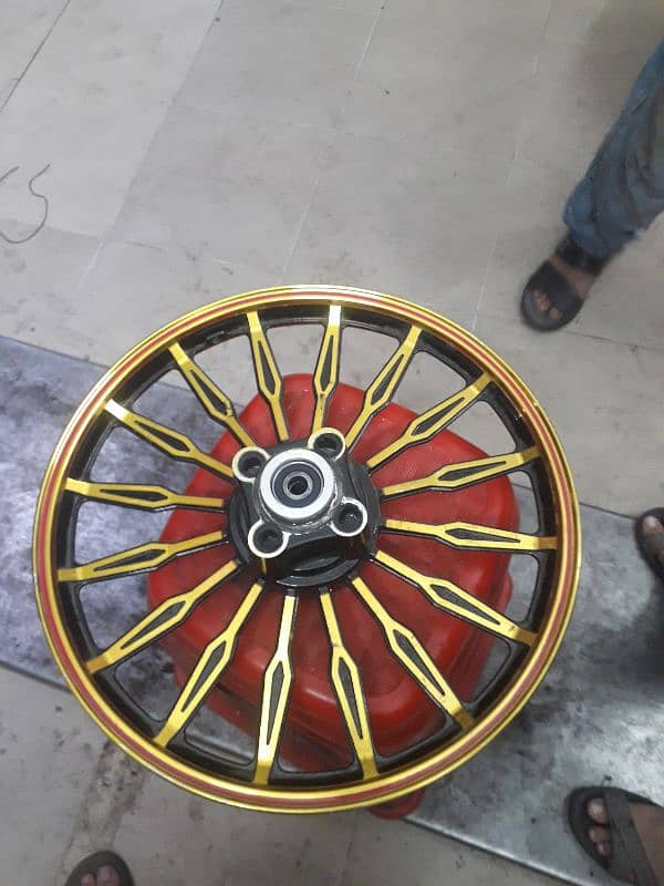 Alloy Rim CD 125 with Break shoe plate 5