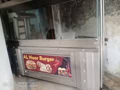 Burger Shawarma and Zinger counter