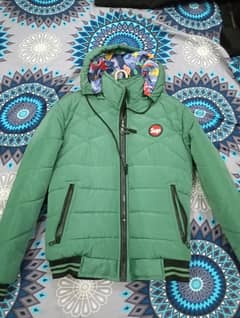 sup puffer jacket for men medium size ridge blue or emerald green