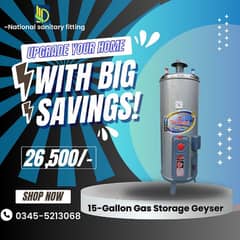 Electric plus gas geyser/ electric geyser