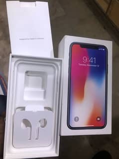 iphone x pta aproved with box