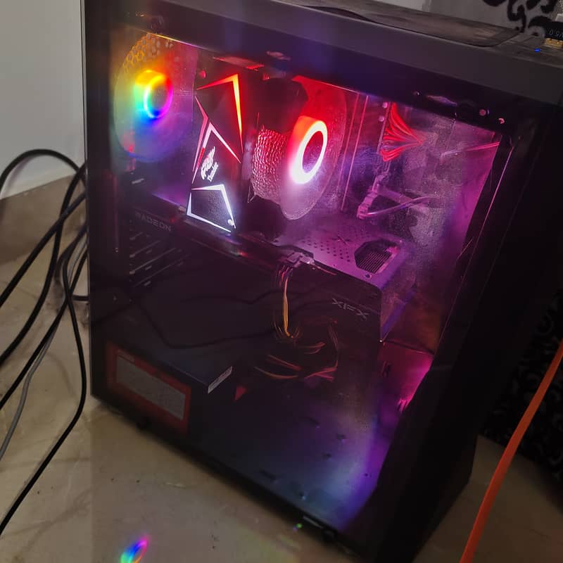 Gaming pc with i5 12400f amd rx6600xt 5