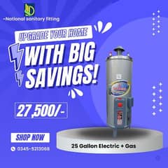 Electric water heater geyser/ electric plus gas geyser