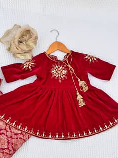 velvet frock for kids