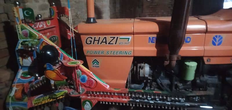 Ghazi 65hp tractar with yotal saman chat bampar huk 5