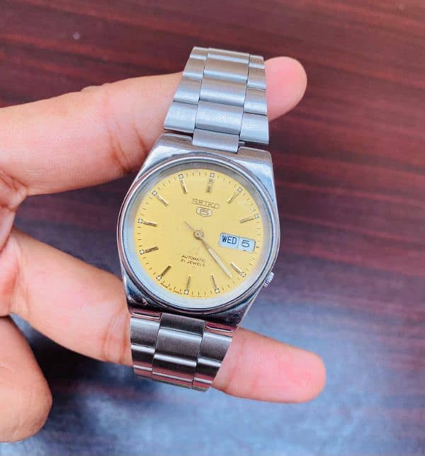 original Seiko5 automatic watch 7s26 movement 0