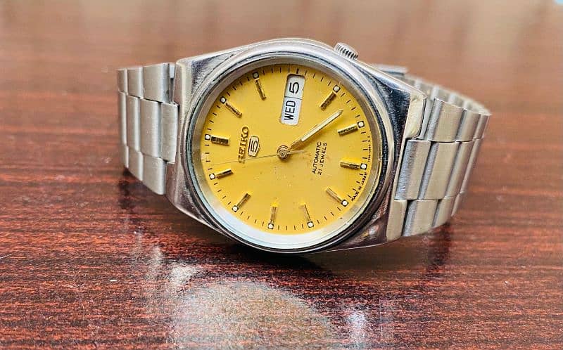 original Seiko5 automatic watch 7s26 movement 1