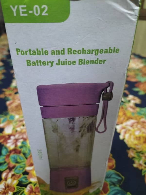 portable and rechargeable battre juice balender 0