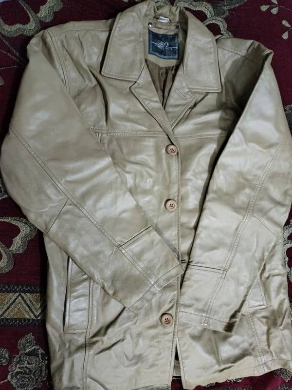 Leather Jacket Camel Clr full size 2