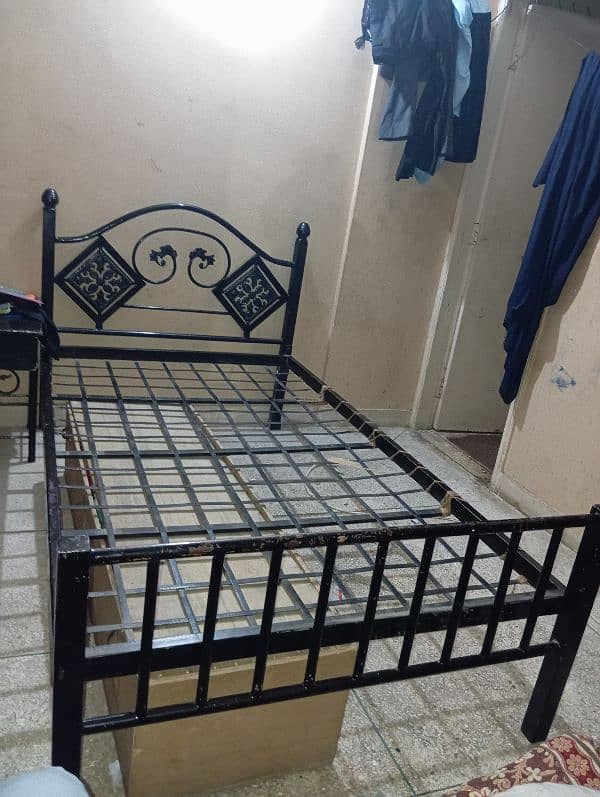 Two Single bed set with two side tables 1