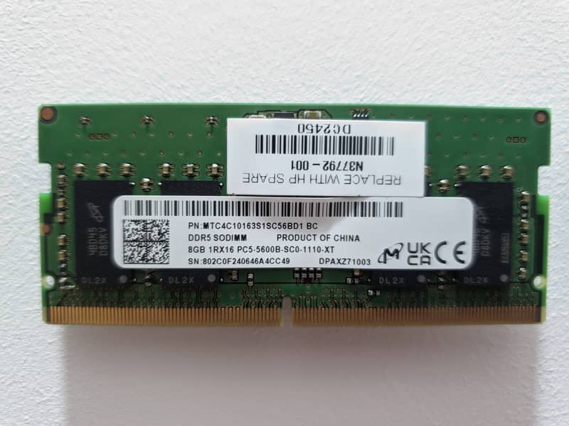 HP 8GB DDR5-5600 Laptop RAM 0