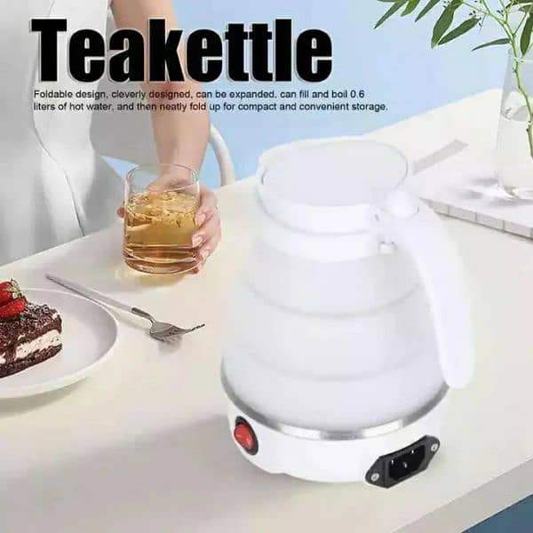 Fast Water Boiling 600 ml Portable Kettle Travel Collapsible Foldable 3