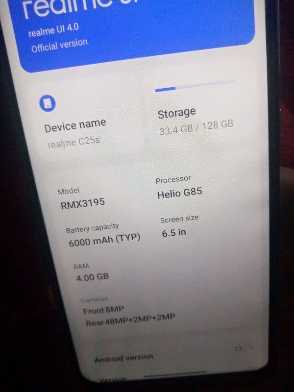 realme c25s 4+128 1