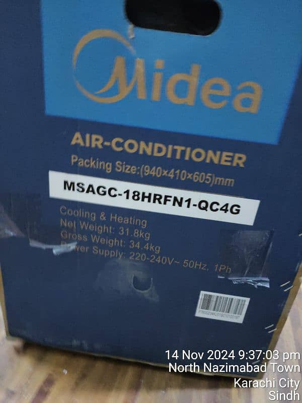 Midea 1.5 Ton Xtreme save DC inverter Heat and cool T3 compressor 0