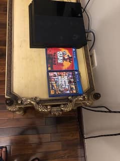 ps4 fat for sale with rdr2 and gta 5 disc included