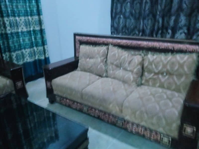 sofa set 5 seater with set table 2