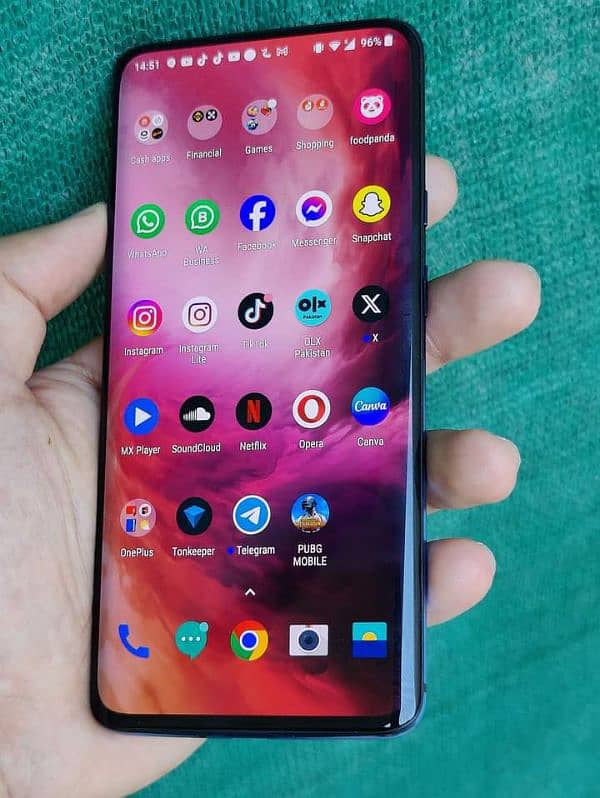 OnePlus 7 pro 8 GB RAM 256 GB storage PTA 0319=6049=514 2