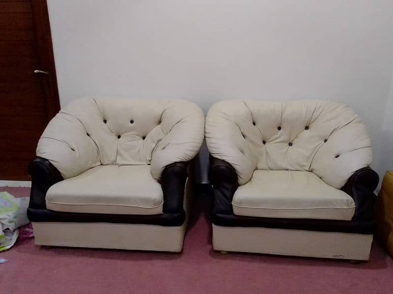 2 single seat & combine sofa set 4