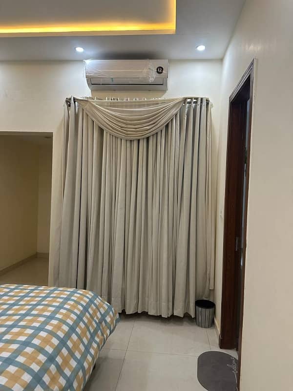 1 bed fully furnished flat available for rent in bharia Town phase 9 4