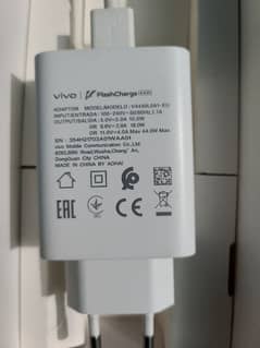 Vivo super voc 44W Original charger. Vivo X70 Pro