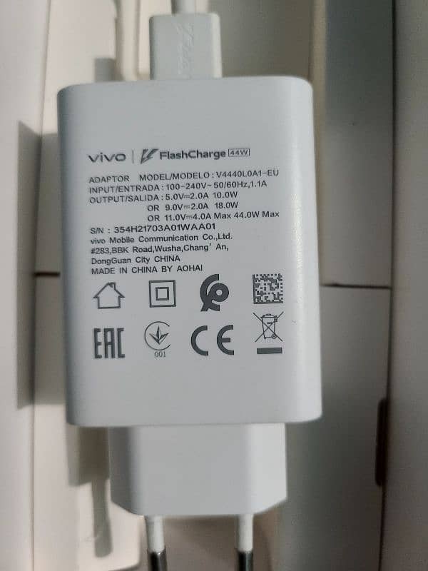 Vivo  flash charge 44W Original charger. Vivo X70 Pro 0