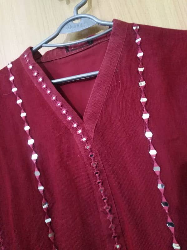 Maroon Red 2 Piece Ready to wear by Rangoon Clothing brand 0