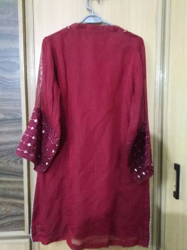 Maroon Red 2 Piece Ready to wear by Rangoon Clothing brand 9