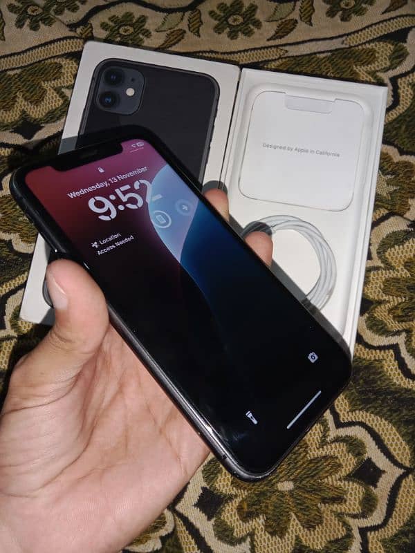 iphone 11 non pta factory unlocked health 85 with box water pack 3