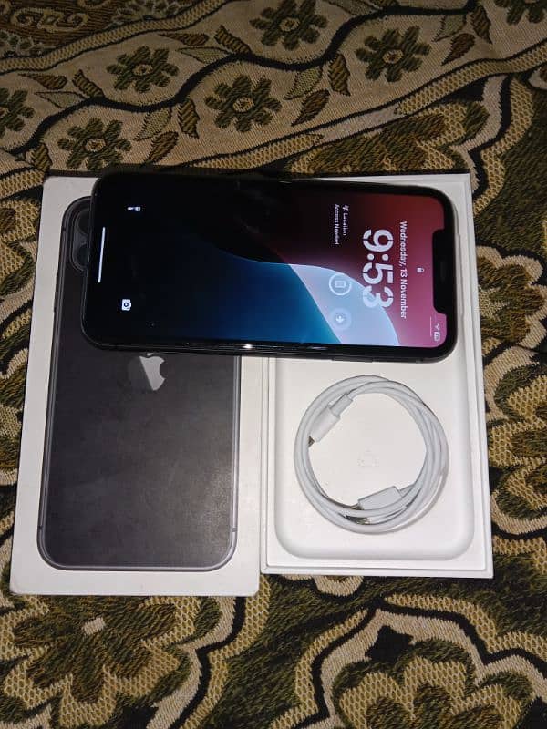 iphone 11 non pta factory unlocked health 85 with box water pack 9