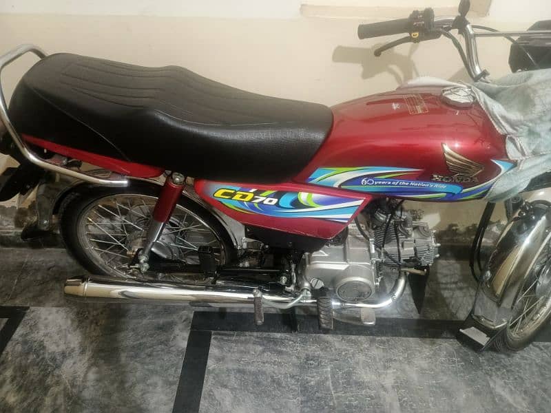 Am Selling My Bike  CD 70 2024 Model No Number Plat Only Letter 2