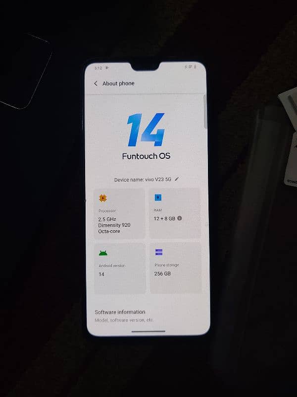 Vivo V23 12+8/256gb Official Dual Approved 4