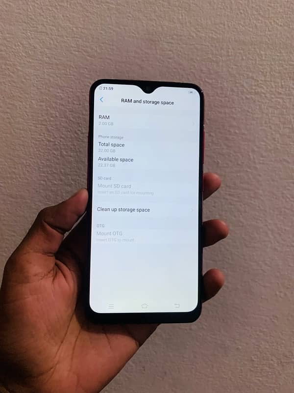 Vivo y91 2GB 32GB pta approved 03417059154 call 2