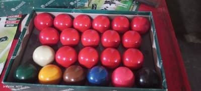 snooker balls