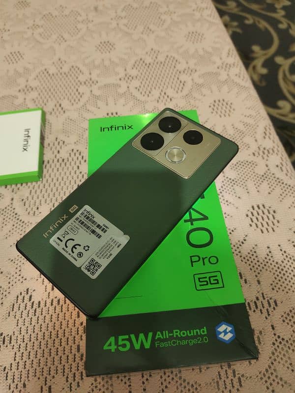 infinix note 40 pro 5g 256 gb full box sudia say aya ha cpiid aprovd h 6