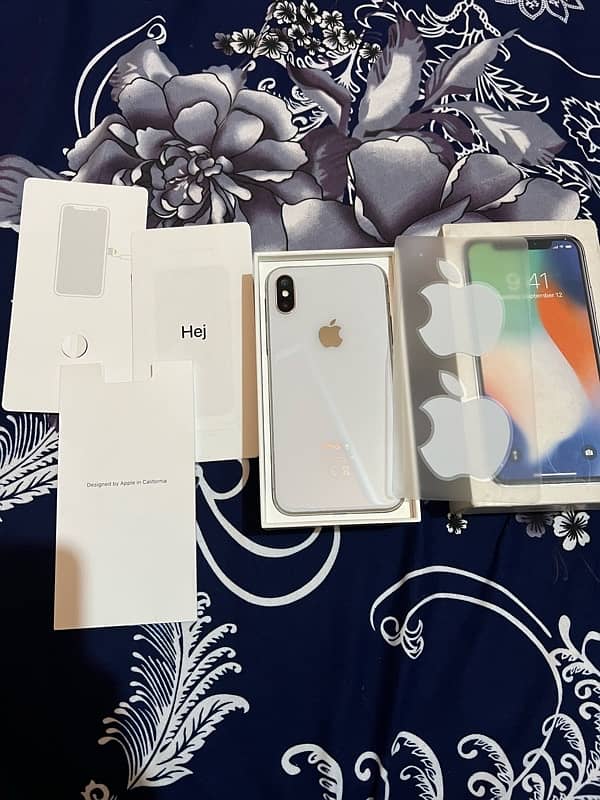 IPHONE X PTA APPROVED 64gb 2