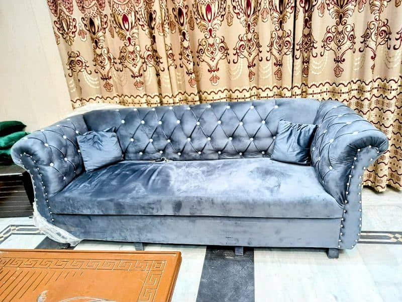 Brand New 5 seater Sofa set never used solid wood Structure 2